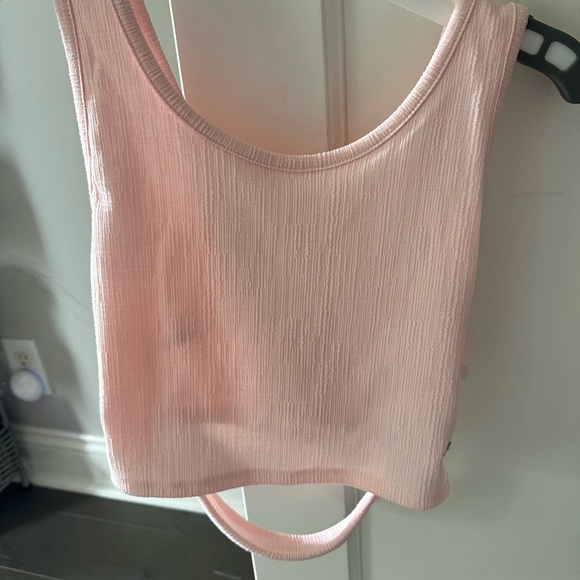 NWT Ribbed Pink Roxy Tank - Picture 2 of 7